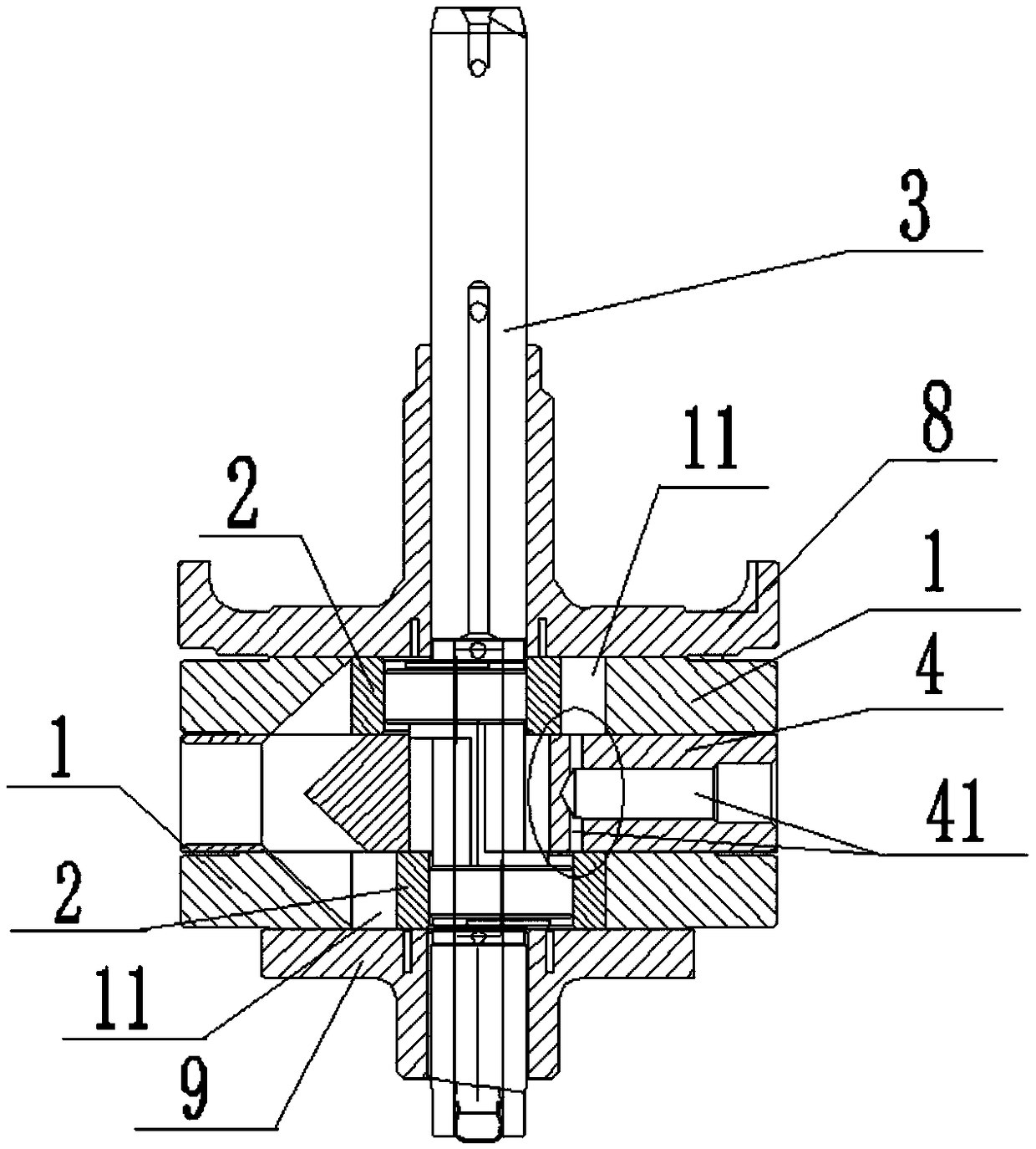 Pump body assembly, double-cylinder enthalpy-increasing rotary compressor and temperature adjusting device