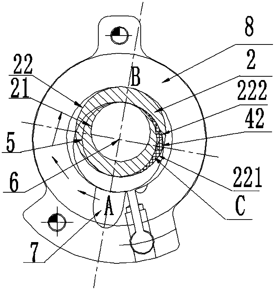 Pump body assembly, double-cylinder enthalpy-increasing rotary compressor and temperature adjusting device