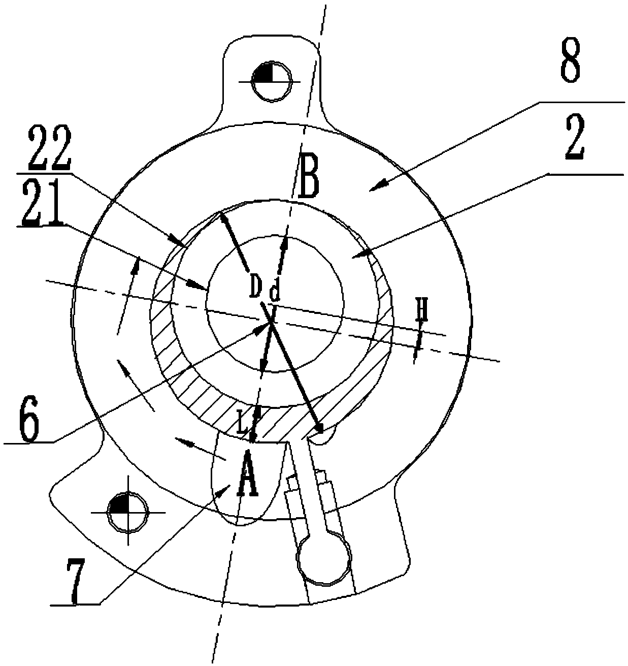 Pump body assembly, double-cylinder enthalpy-increasing rotary compressor and temperature adjusting device