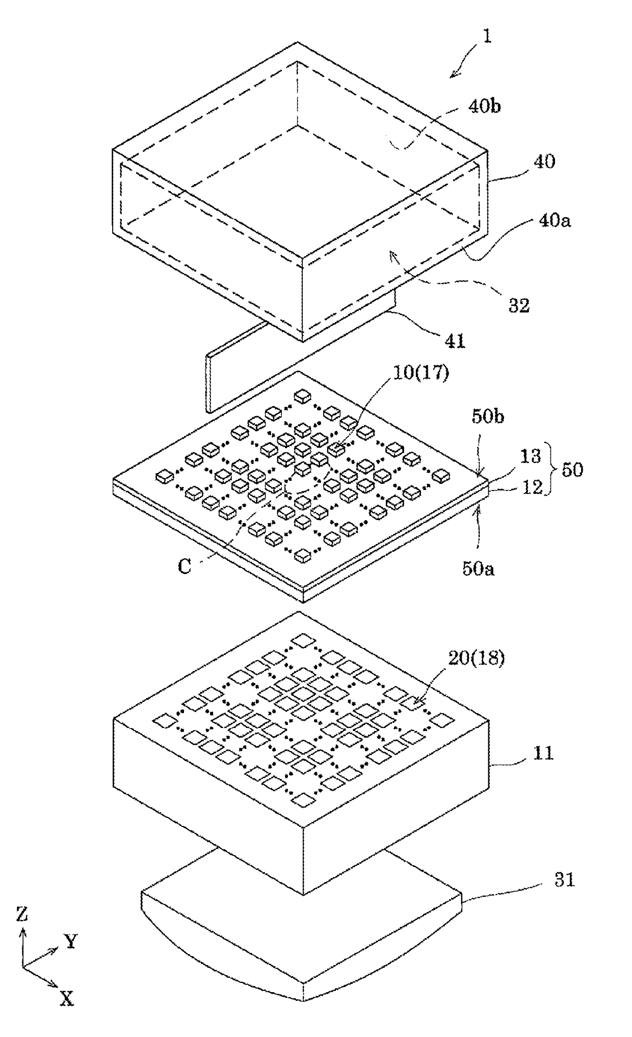 Ultrasound sensor and method of manufacturing thereof