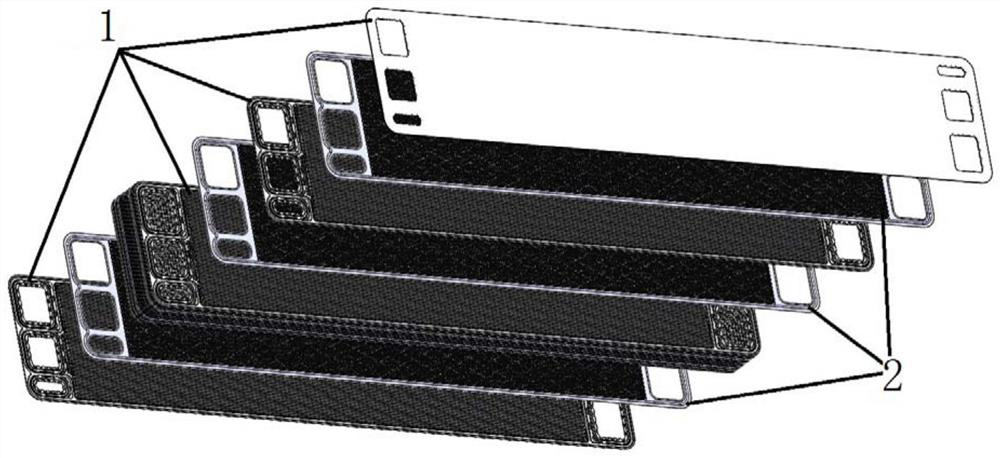 Fuel cell with double-sealed metal bipolar plate and silicon-injected membrane electrode structure