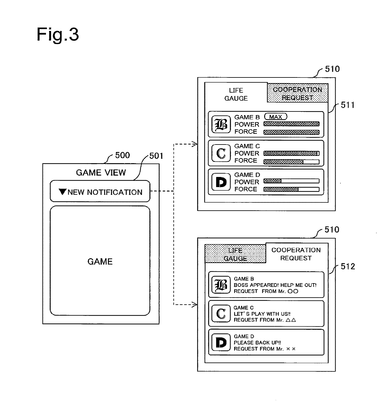 Method, server, and program for managing notification