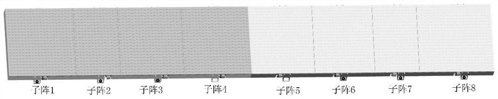 Satellite-borne interference imaging altimeter antenna