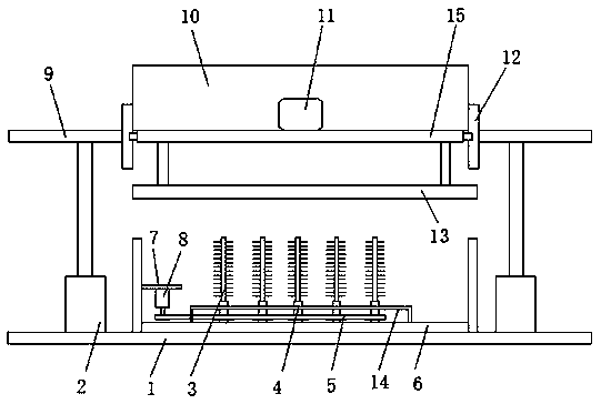 Surgical test tube cleaning device