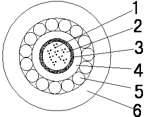 Equipotential optical fiber unit for high-voltage photoelectric composite cable and manufacturing method thereof