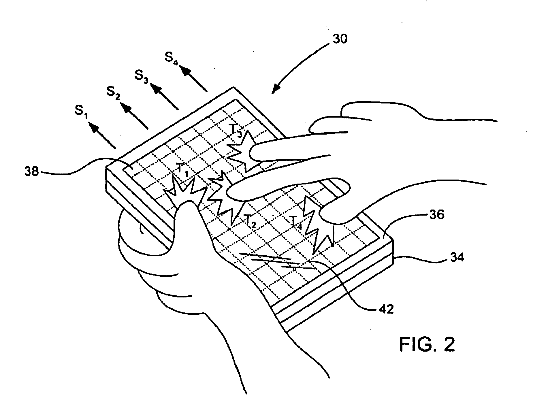 Multipoint nanostructure-film touch screen