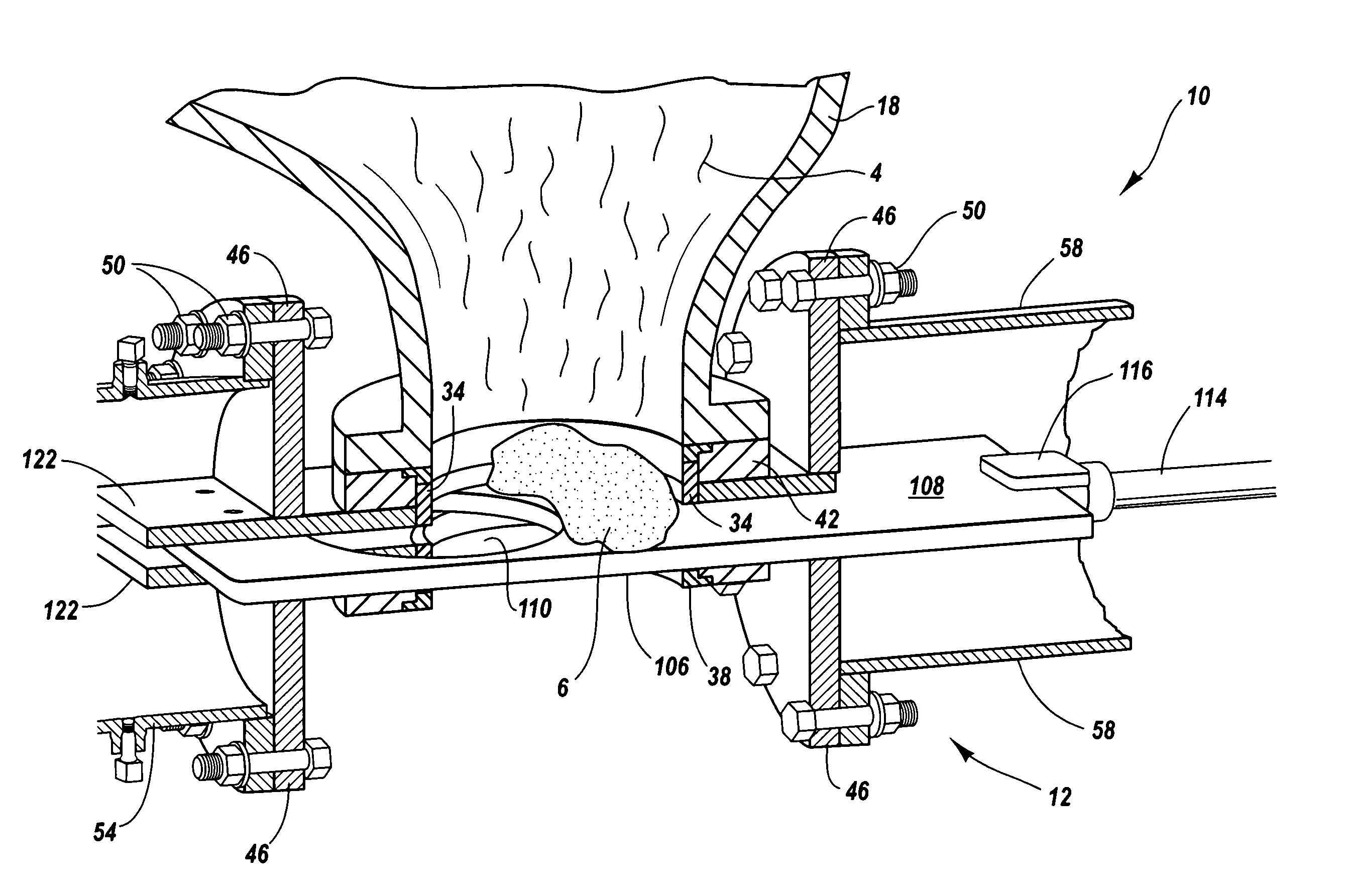 Coke drum bottom de-heading system