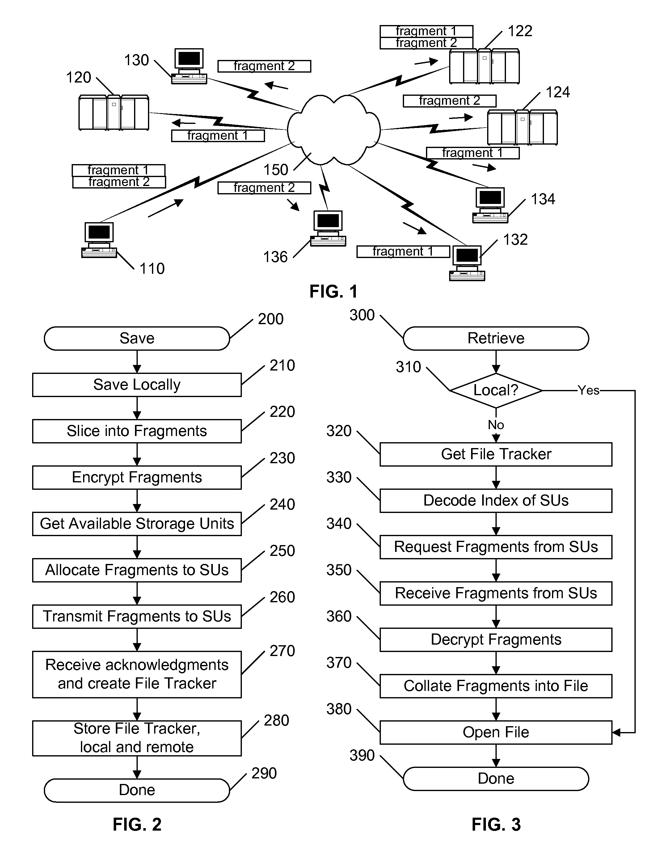 Distributed file storage and transmission system