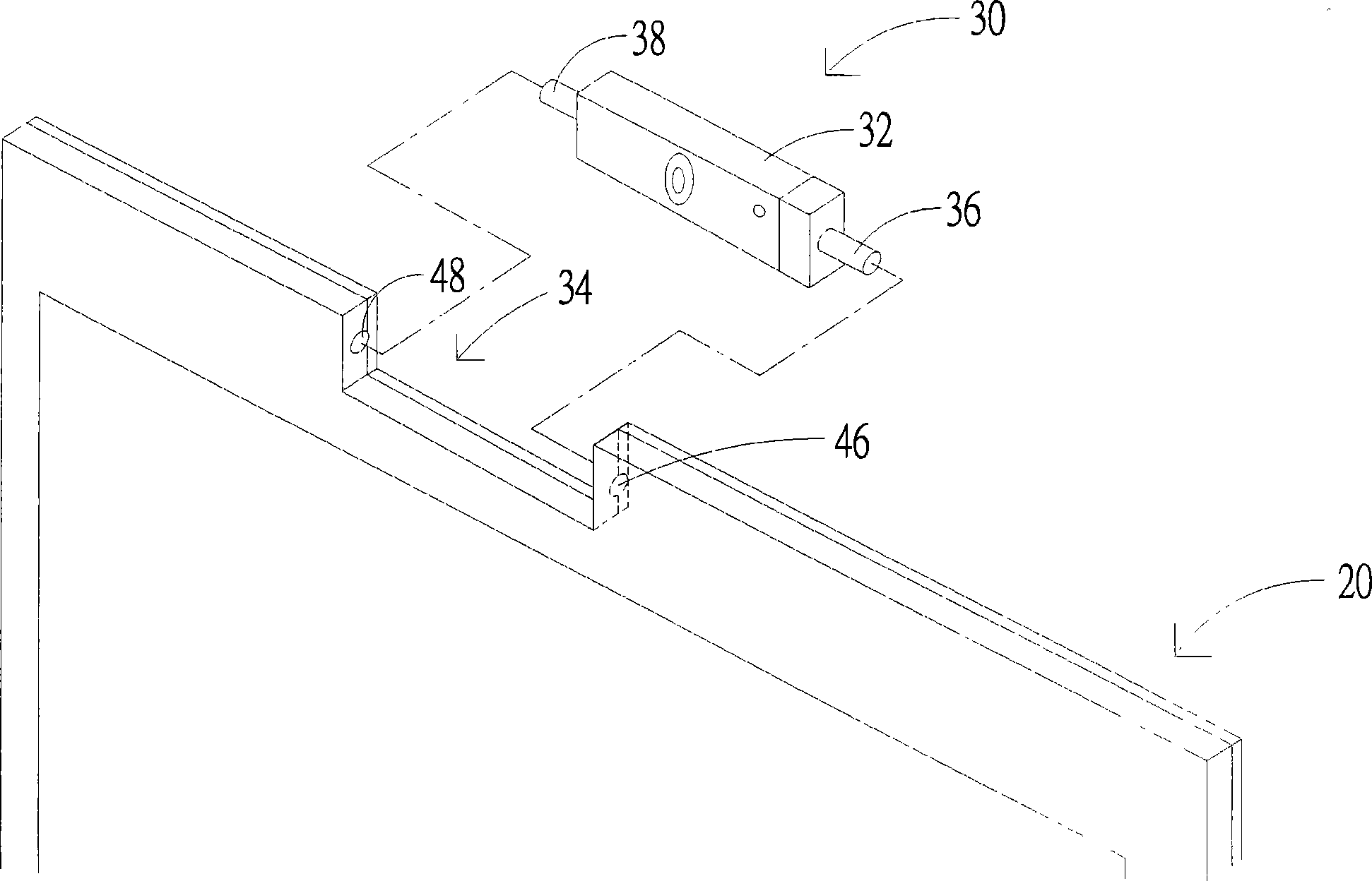 Notebook computer with mini projector