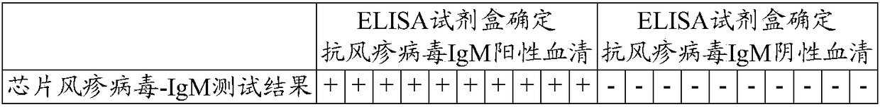 Anti-torch-IgM antibody spectrum chip, preparation method of chip and TORCH detection kit