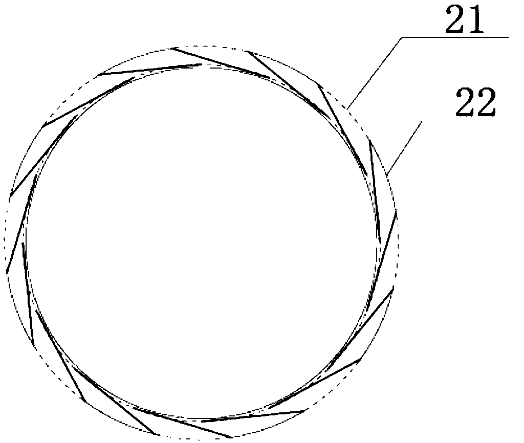 Three-dimensional swirling water distributor and application