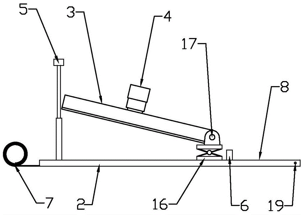 A three-wire billiard training device