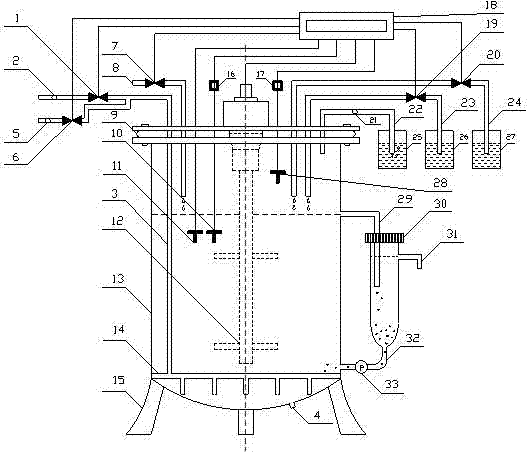 Automatic-control-based denitrifying methane anaerobic oxidizing bacteria enrichment system