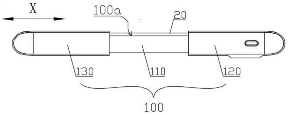 Supporting structure part and display device