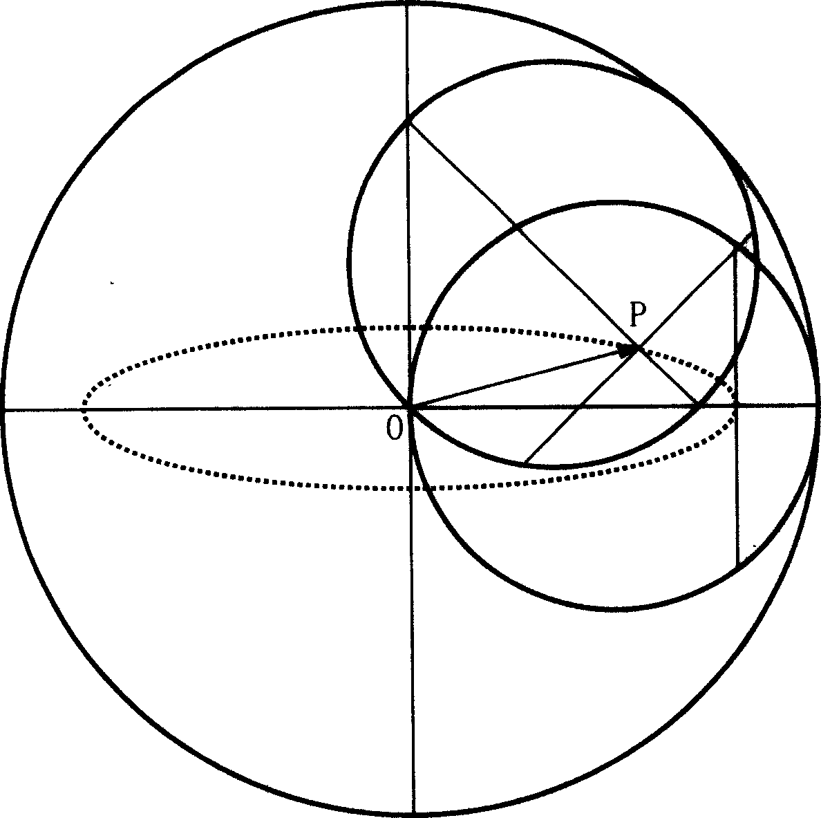 Angle variable rotor engine with a planet gear