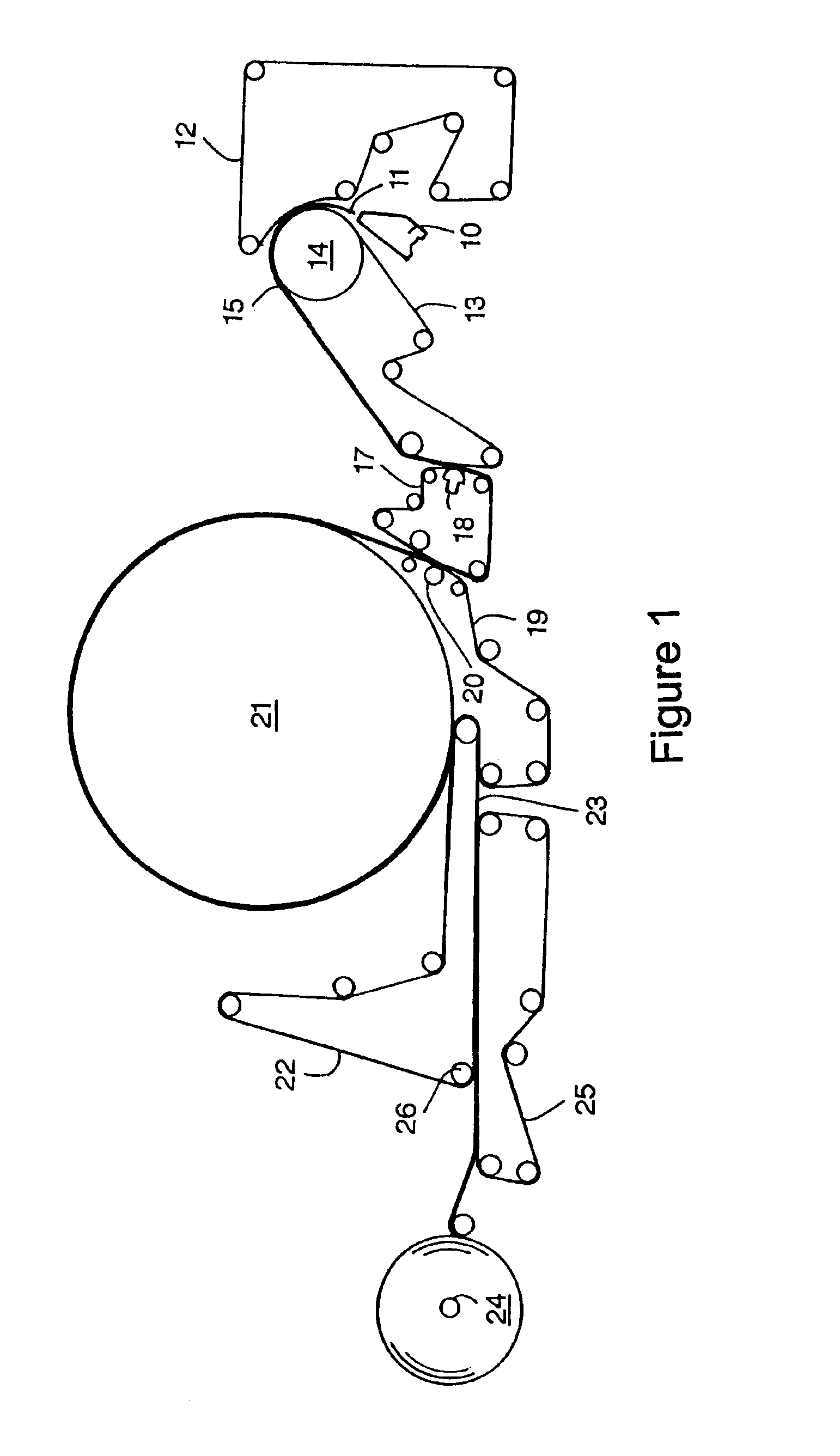 Non-woven through air dryer and transfer fabrics for tissue making