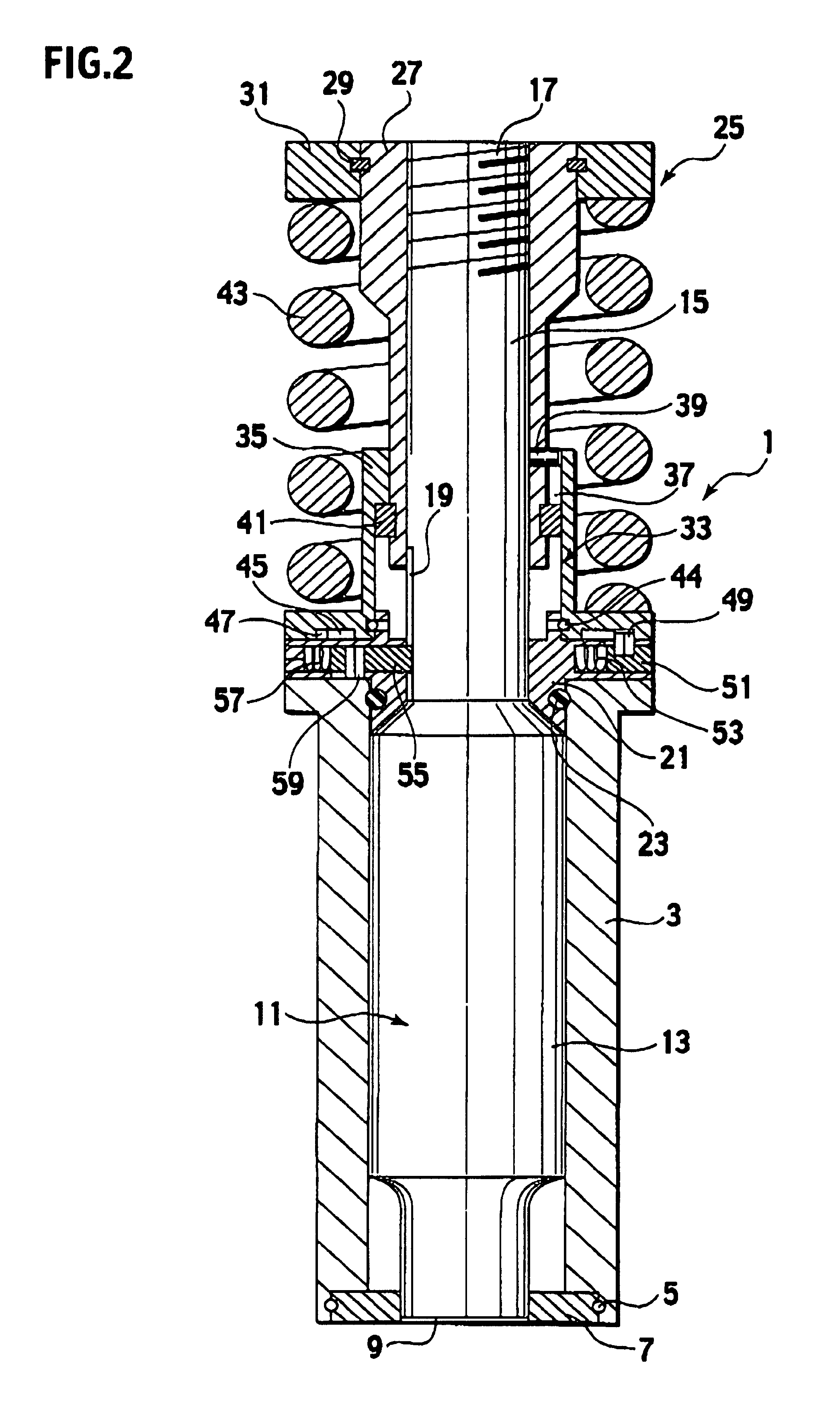 Upper tool device and punch therefor