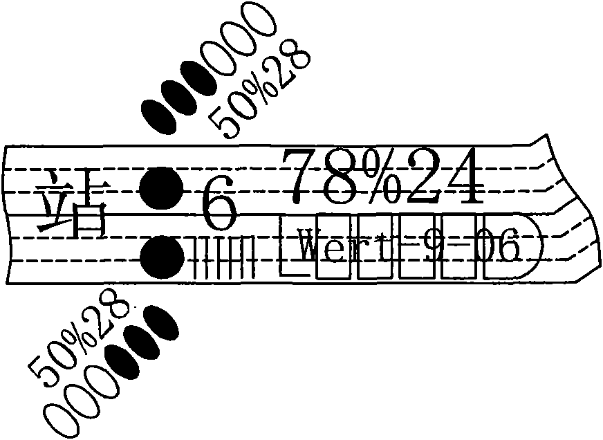 Rail transportation operation state display method