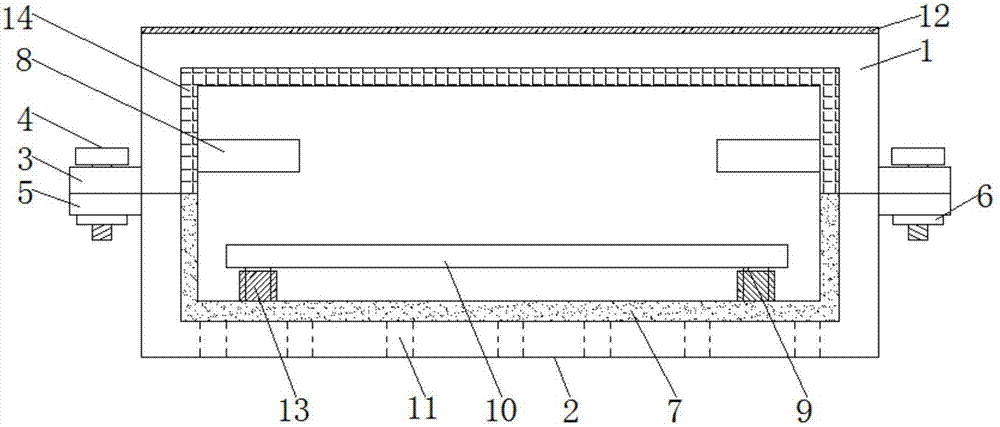 Combined waterproof and anticorrosion cable bridge