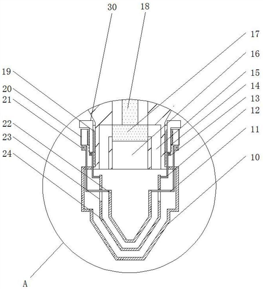 A 3D printing pen with adjustable caliber