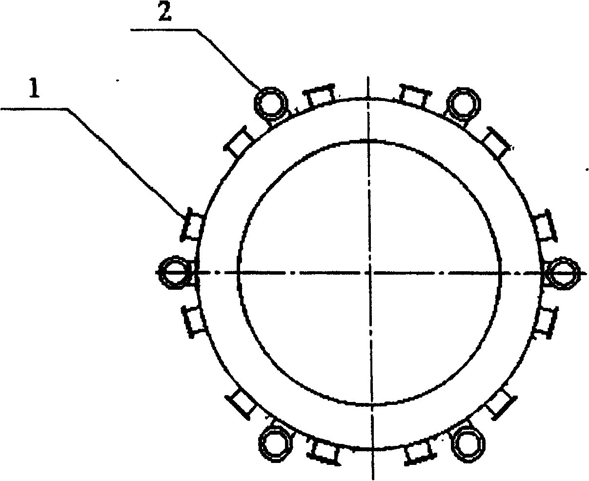 Heater furnace to produce titanium sponge by combination method