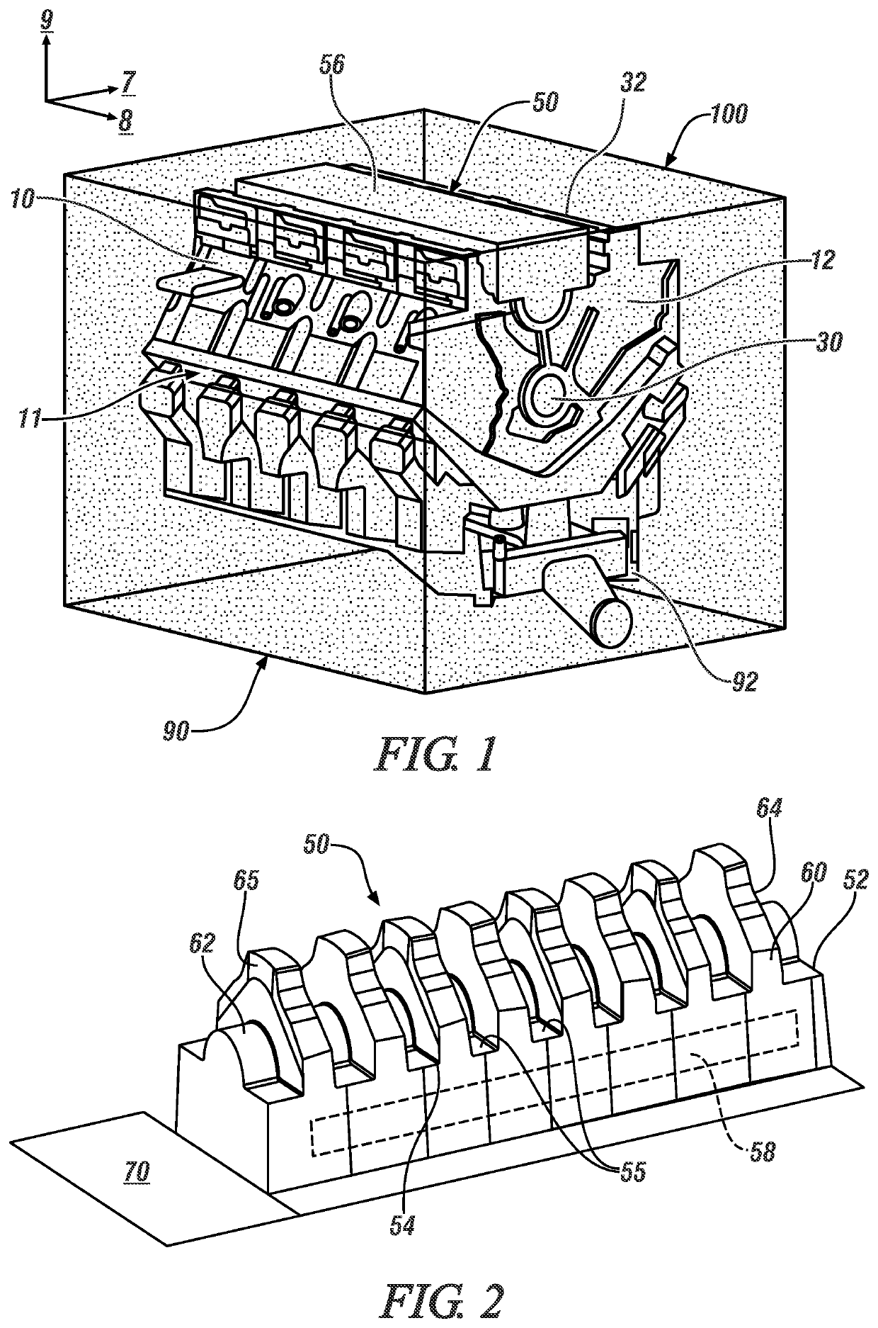 Profile chill for forming a cast device