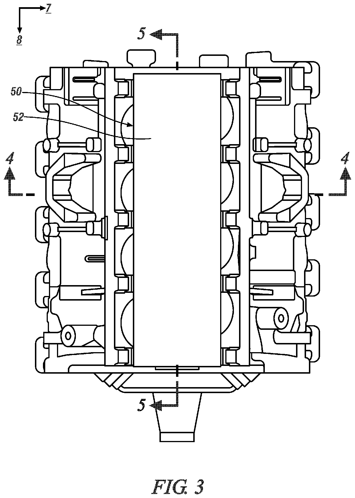 Profile chill for forming a cast device