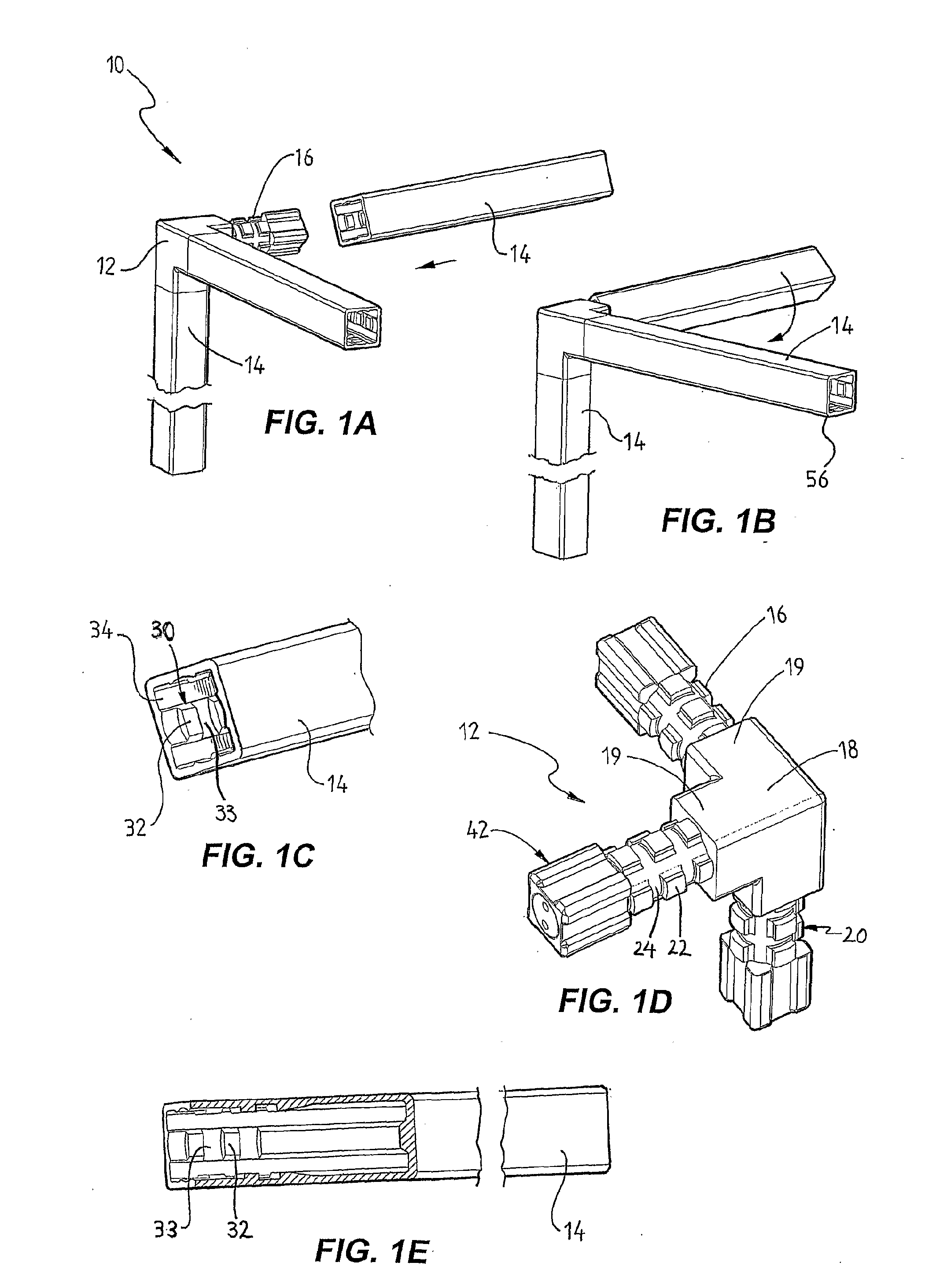 Set of Components Able to Be Coupled Together