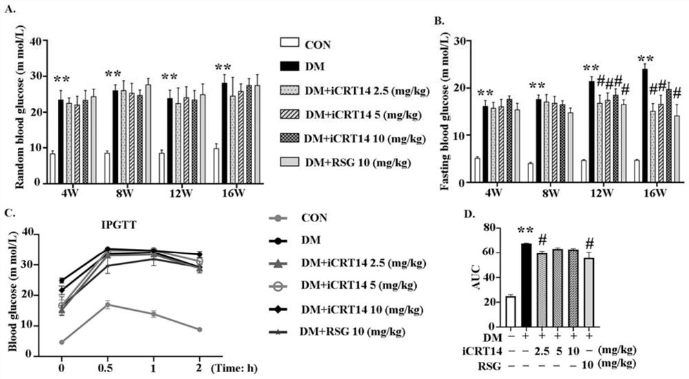 Application of compound in preparation of drug for treating type 2 diabetic cardiomyopathy