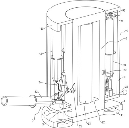 Test tube rack for medical examination