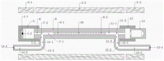 Spiral-band-shaped electron beam cold cathode radiation source