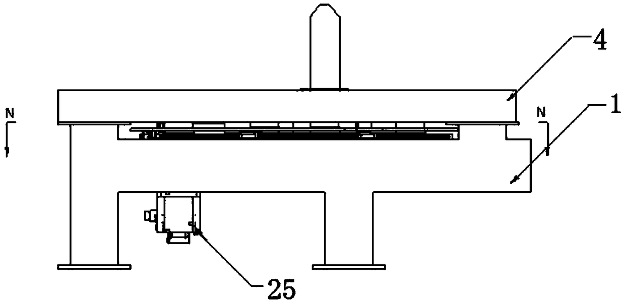 Rotation device used for tire cutting machine