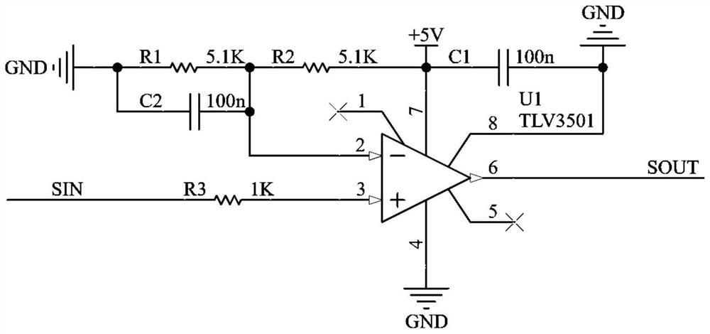 Frequency detection circuit and method for quickly calculating electrical parameters of motor