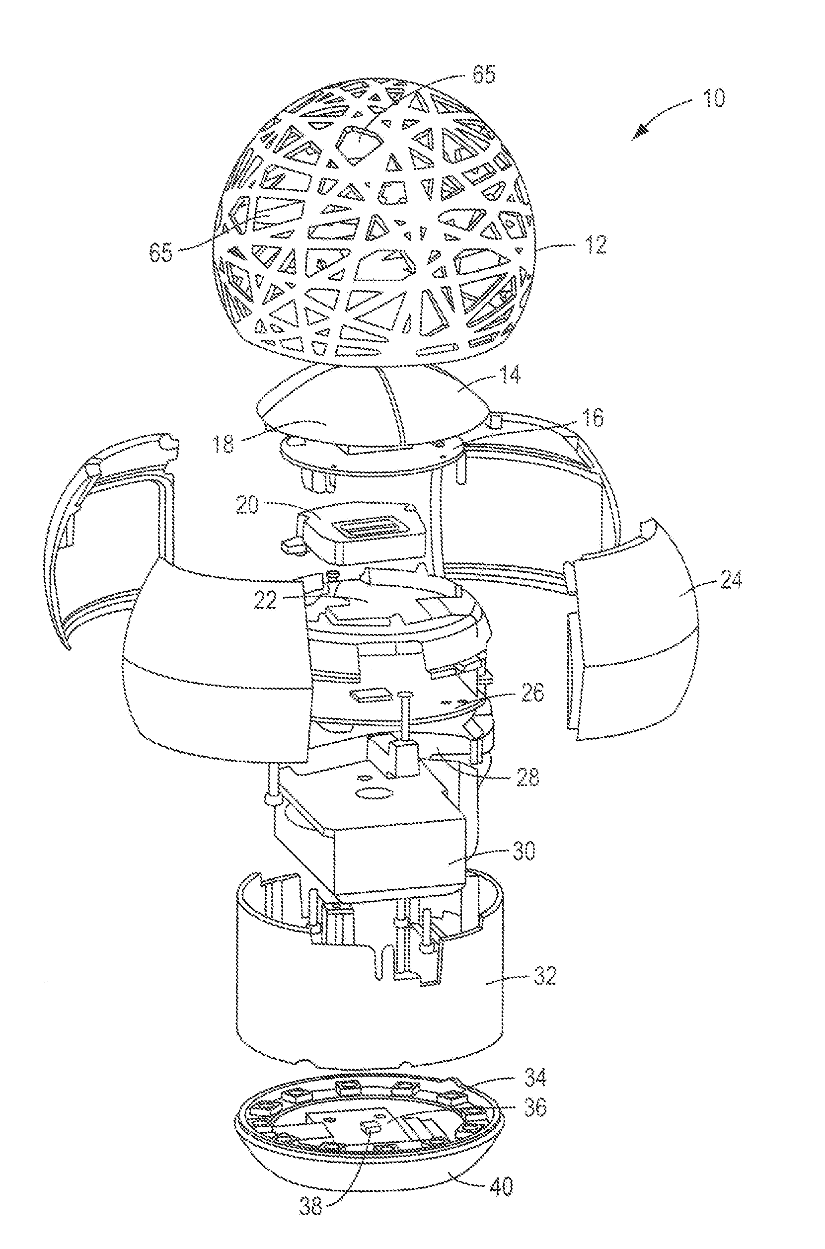 Room monitoring device and sleep analysis