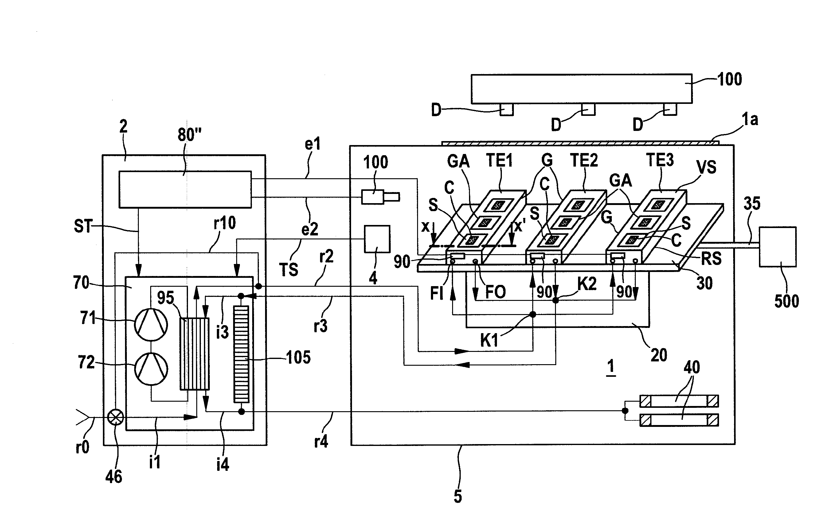 Apparatus for conditioning semiconductor chips and test method using the apparatus