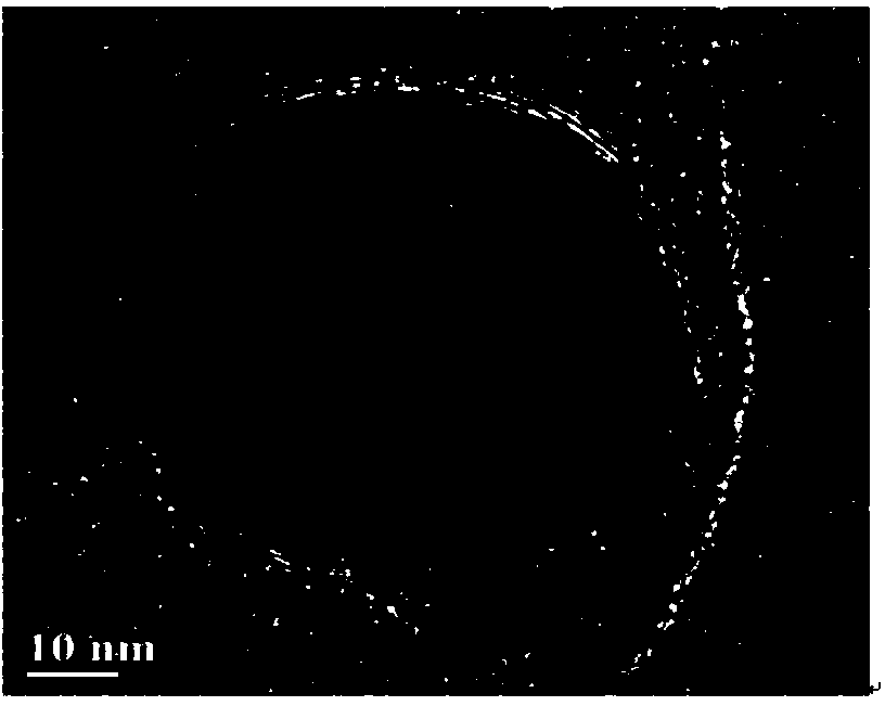 High nitrogen doped graphene and fullerene-like molybdenum selenide hollow-ball nanocomposite and preparation method thereof