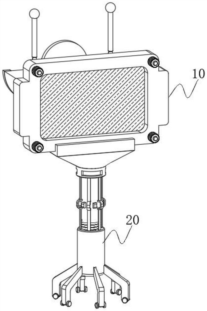 Multidirectional adjusting type signal enhancement wireless network health monitoring device