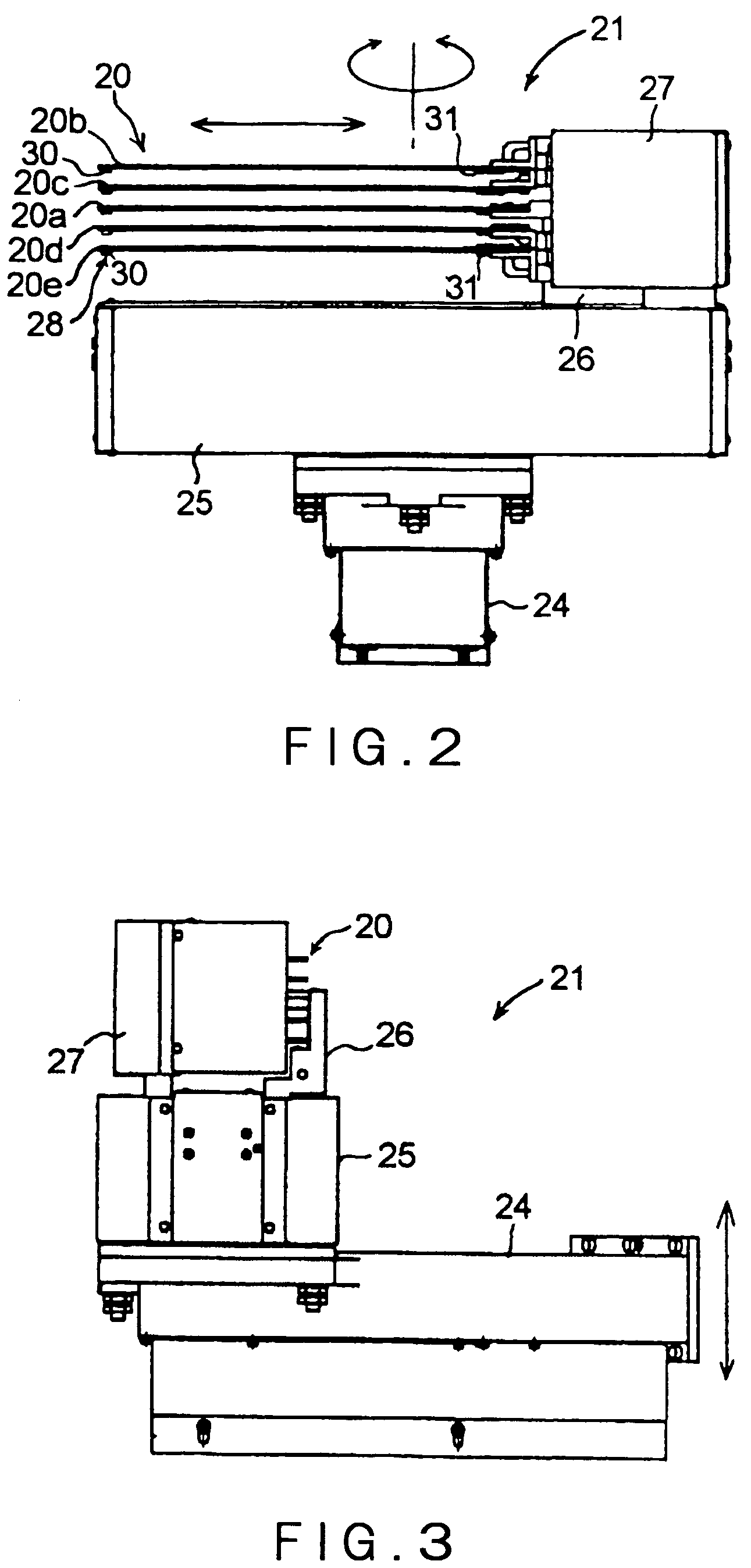 Vertical heat treatment system and method of transferring process objects