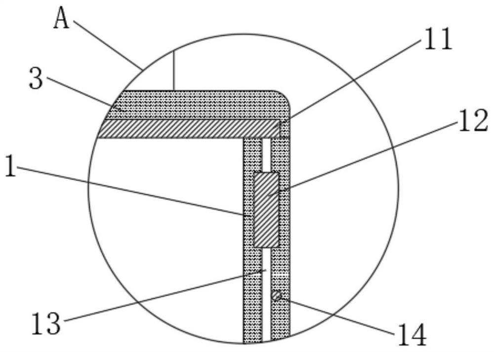 Anti-corrosion cement electric pole with stable structure