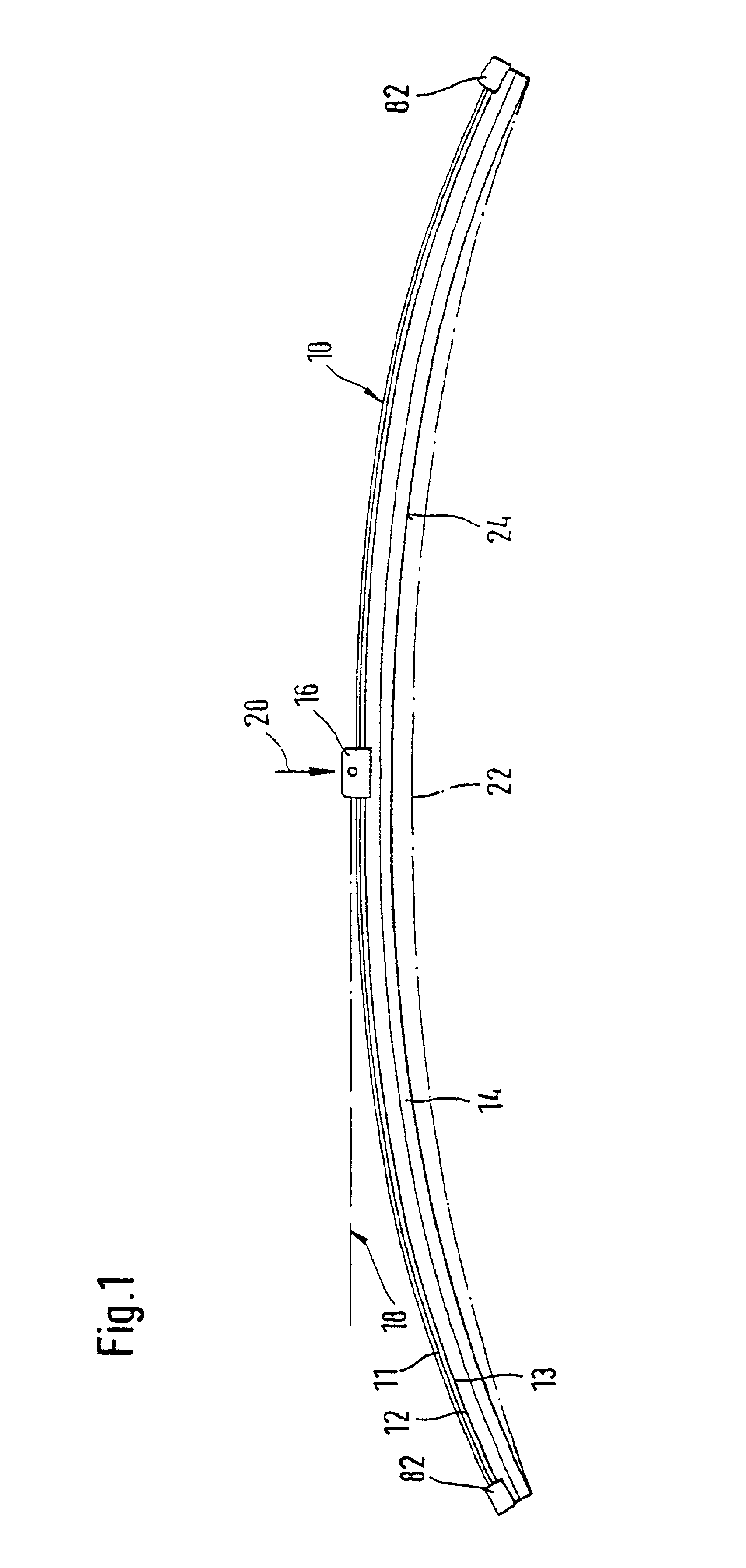 Wiper blade for cleaning vehicle panes