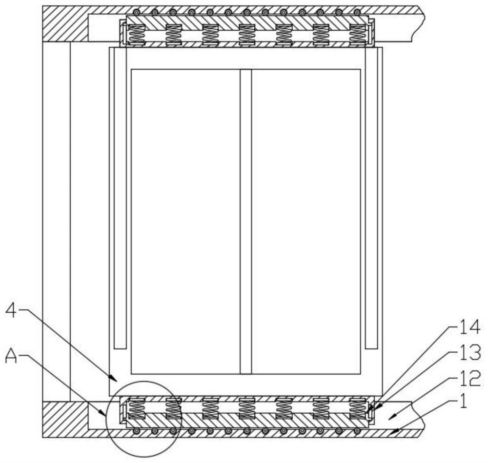 Refrigerator door display goods shelf capable of achieving multi-category sample output and saving shopping place space