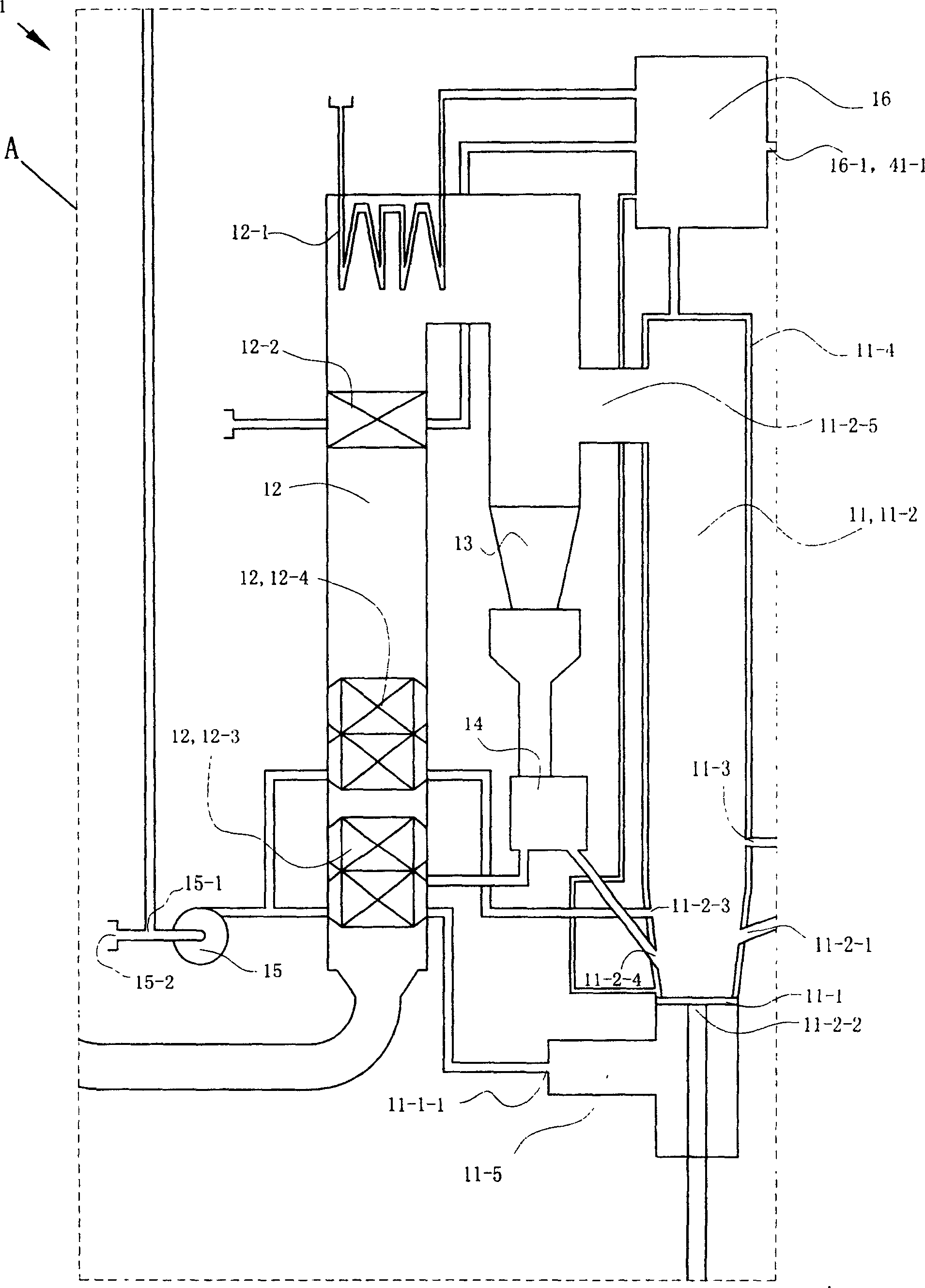 Sludge burning treatment method and system