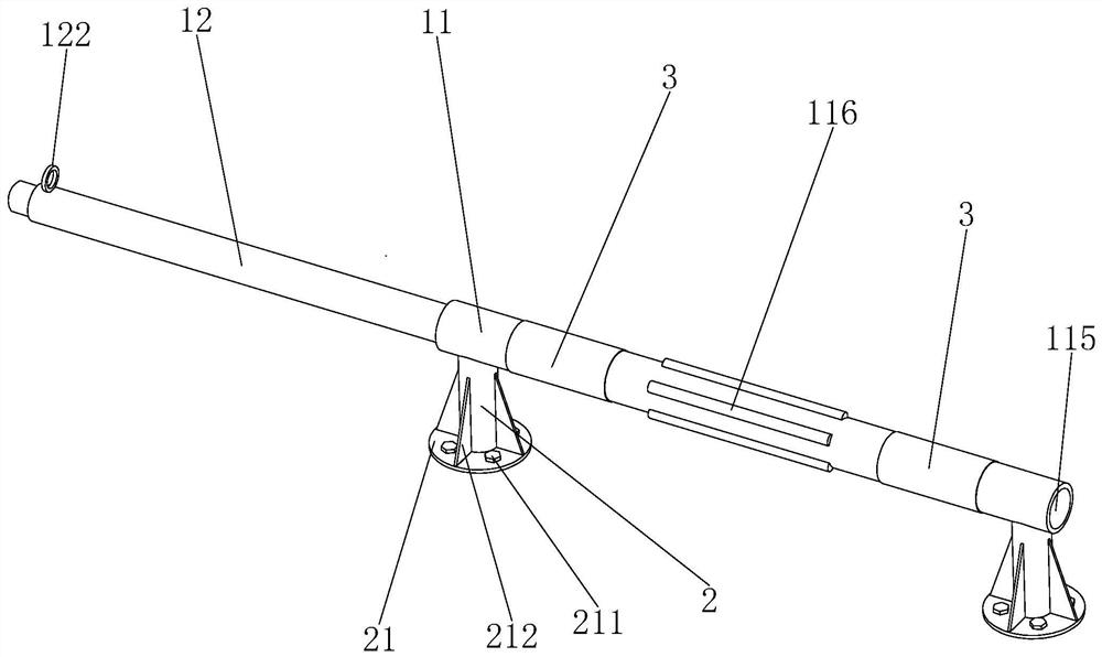 Convenient car stopping rod for intelligent parking lot