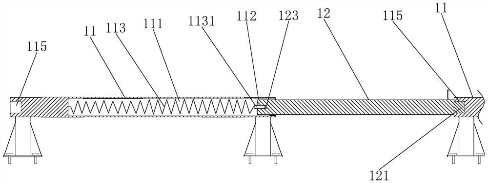 Convenient car stopping rod for intelligent parking lot