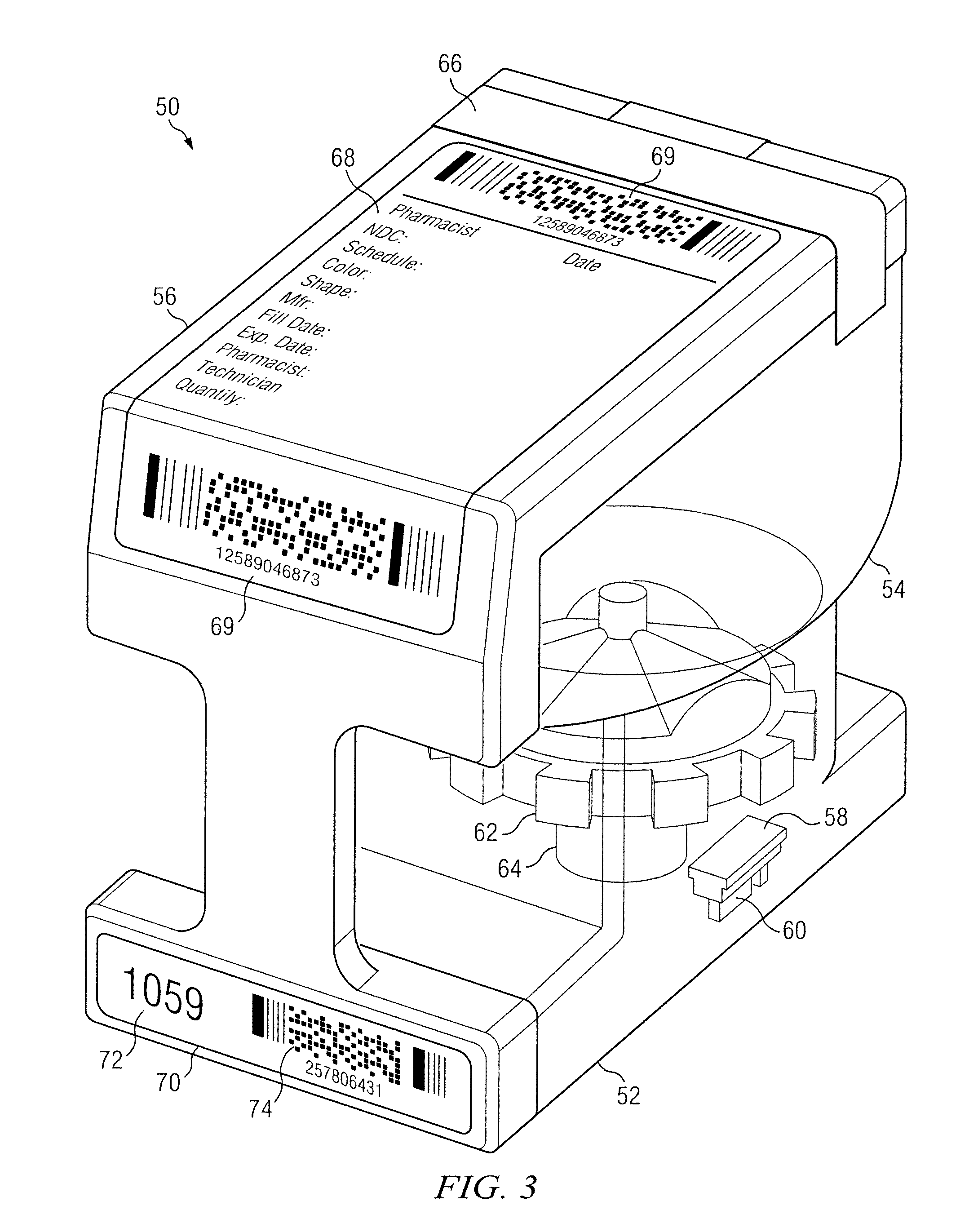 On site prescription management system and methods for health care facilities