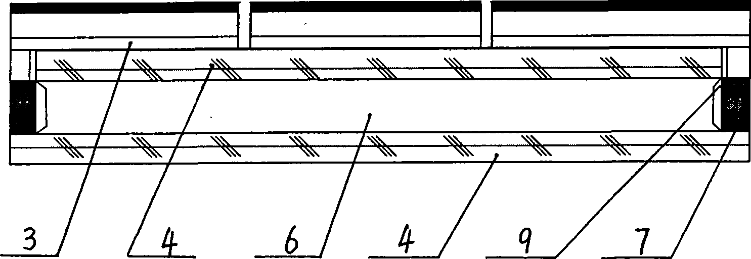 Non-crystal silicon thin-film solar cell component used for building and processing method thereof