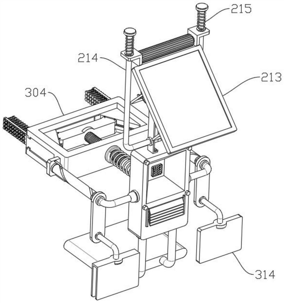 Solar panel outdoor lamp capable of automatically adjusting angle