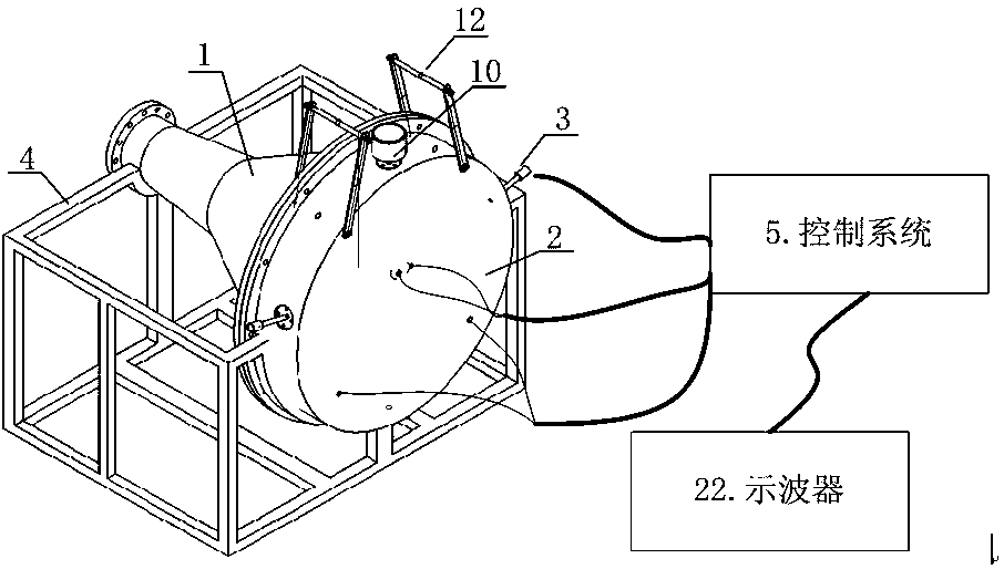 A fully absorbing microwave energy measuring device