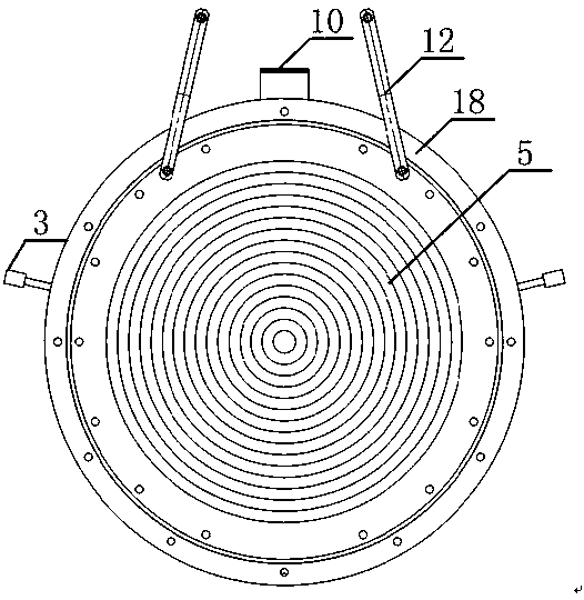 A fully absorbing microwave energy measuring device