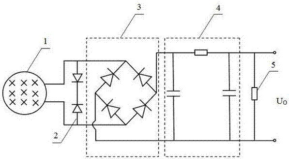 Bicycle self-generating device based on Faraday law of electromagnetic induction